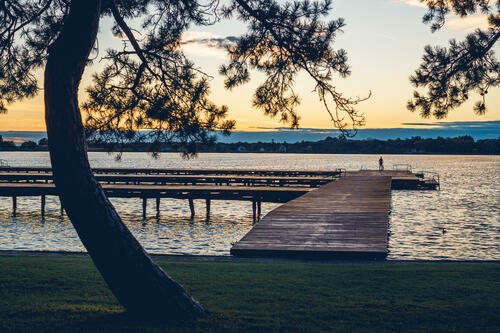 Sunset pier